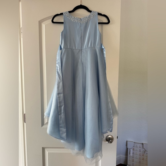 GIRLS 12 CINDERELLA BALL GOWN BEADED SPARKLE FANCY DRESS FLOWER GIRL PAGEANT - Picture 5 of 7